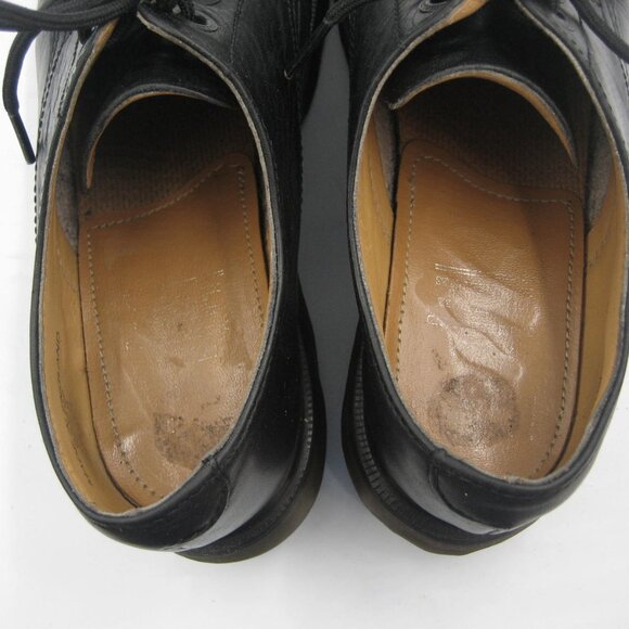 Dr. Martens Vintage Black Leather Derby Oxford 8309 England Women’s UK 6 US 8 - Picture 7 of 13